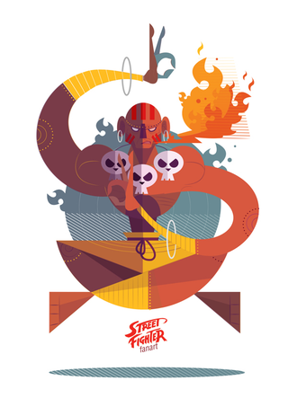 Illustration for article titled Stylized Street Fighter Illustrations